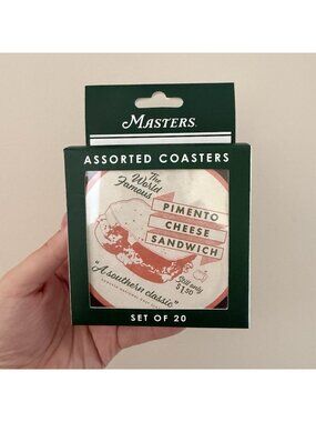 2026 Masters Golf Coasters Augusta National Golf Club (Set of 20)
